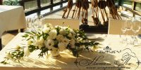 Флористика для свадьбы в стиле эко - розы